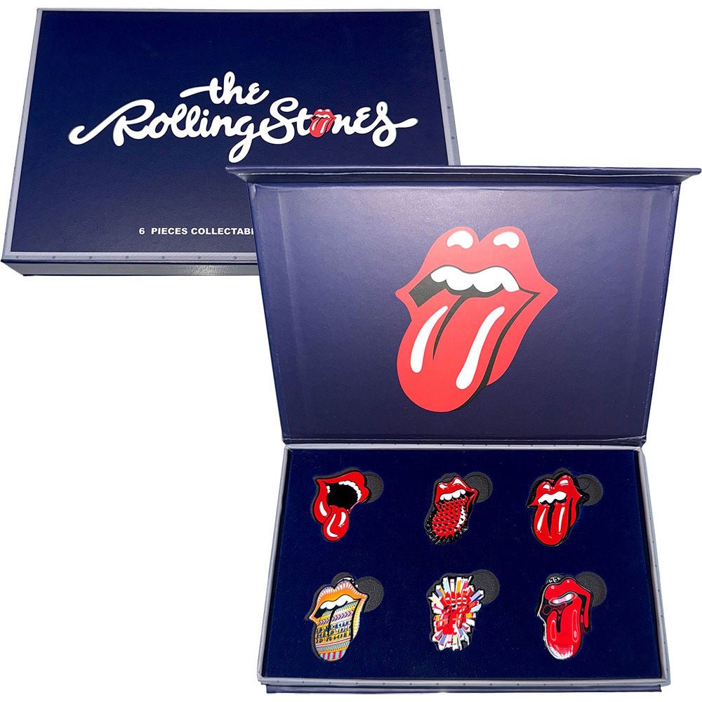 【予約商品】 ROLLING STONES ローリングストーンズ (来日 35周年 記念 ) - Tongues Evolution 2 / ピンバッジセット / バッジ - PGS